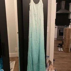 Splendid- tie dye maxi dress